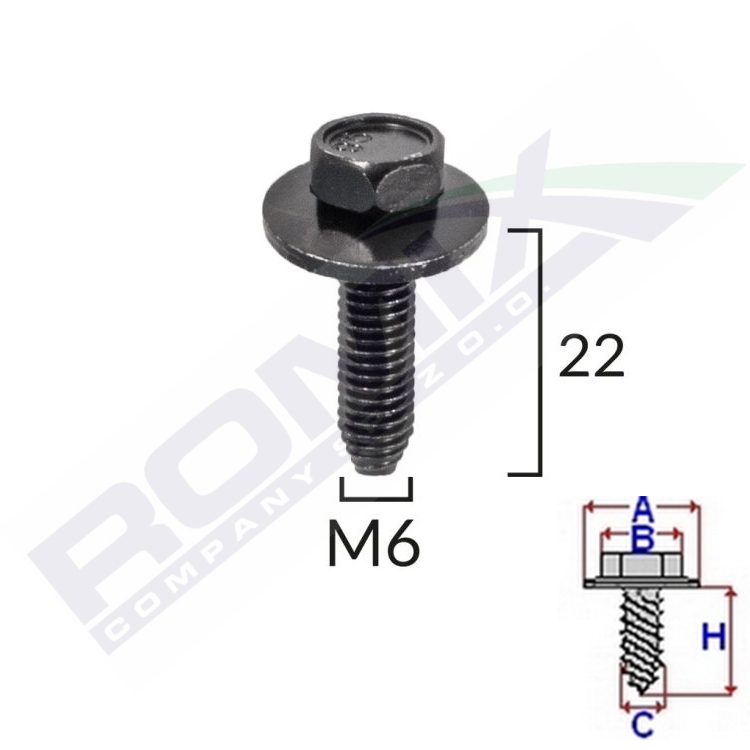 ROMIX C60619 Schraube / Bolzen